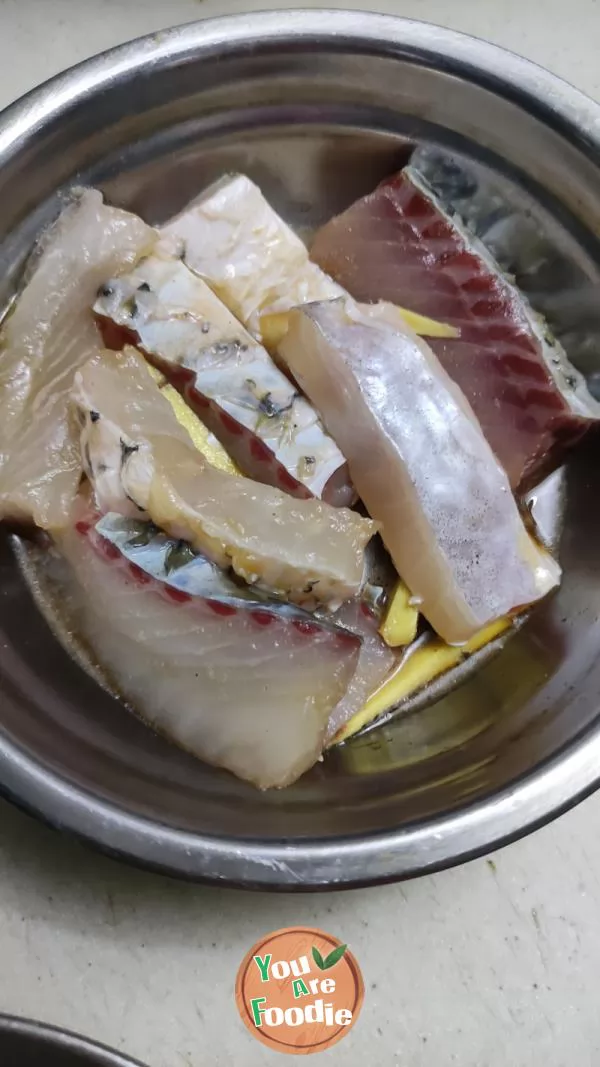 Steamed fish Brisket with chopped pepper