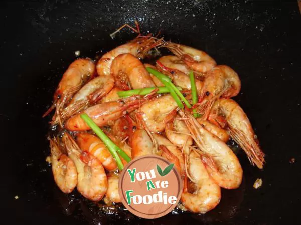 Lemon shrimp with garlic