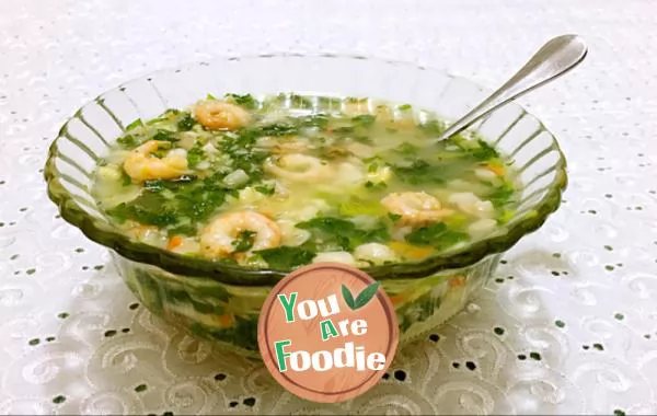 Seasonal-vegetable-and-shrimp-lump-soup