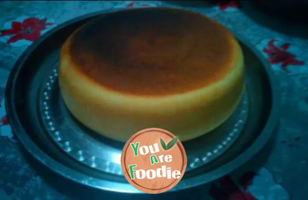 Make a cake like a cake germ with an electric cooker