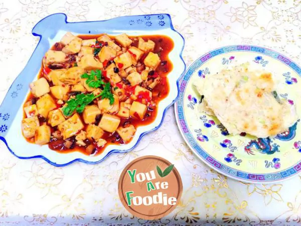 [Mapo Tofu] - the homemade tender tofu is spicy and delicious