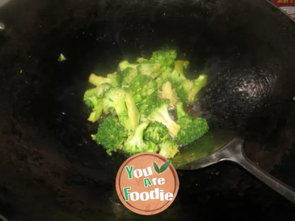 Broccoli in oyster sauce