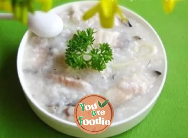 Amaranth-silver-fish-brown-rice-porridge