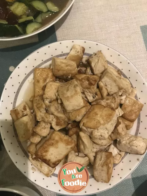 Stir fried tofu