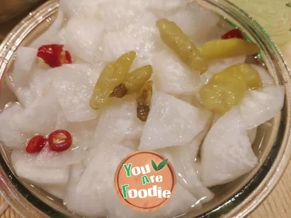 Sprite-pickled-white-radish