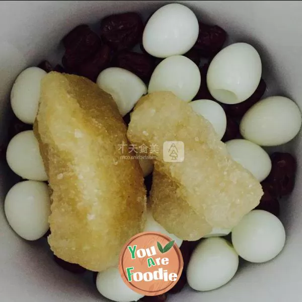 Egg sugar water