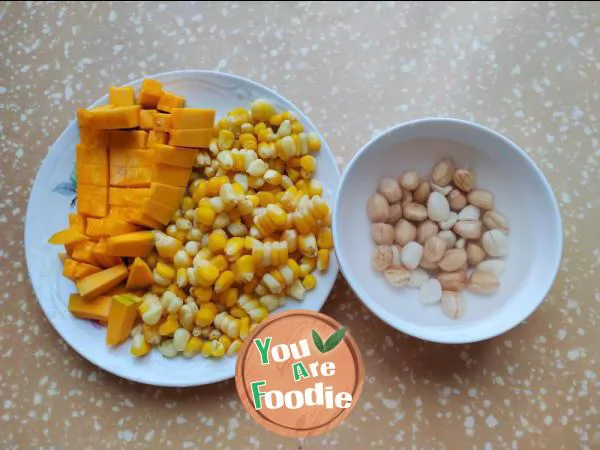 Peanut pumpkin corn juice