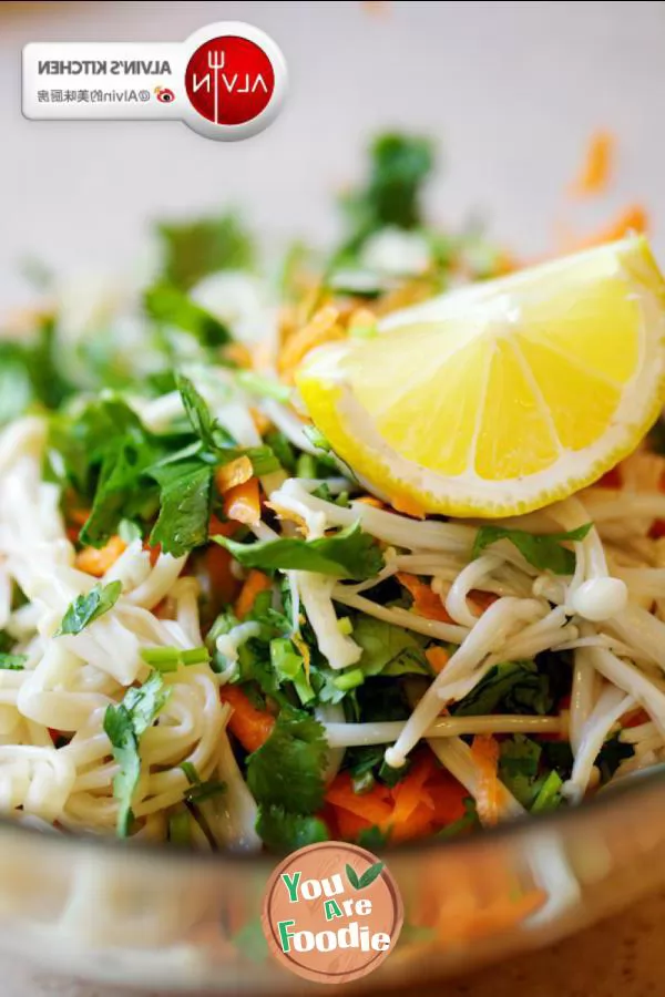 Toast pizza and carrot salad