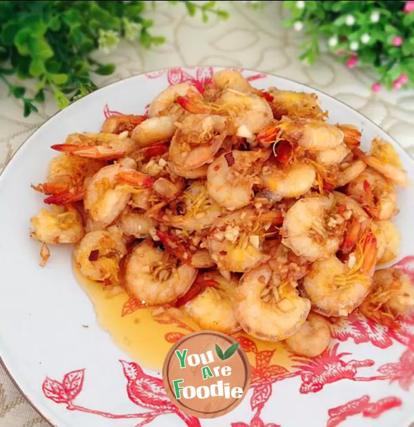 Fried-shrimp-with-garlic