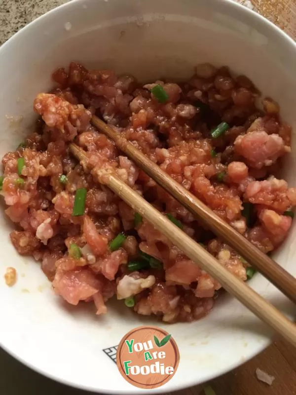 Steamed Meat Cake with Egg Yolk