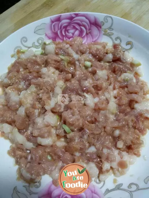 Steamed pork with salted egg