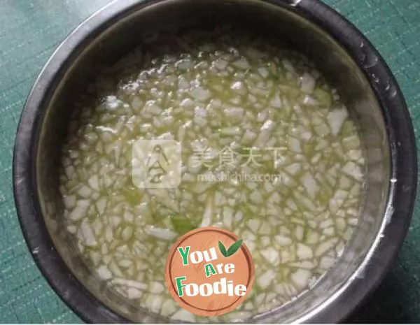 Yimeng mountain native egg towel gourd pudding