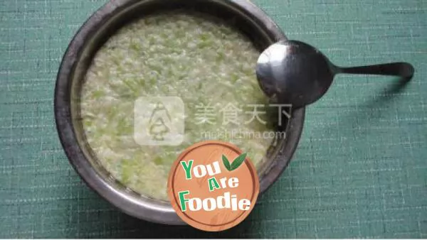 Yimeng mountain native egg towel gourd pudding