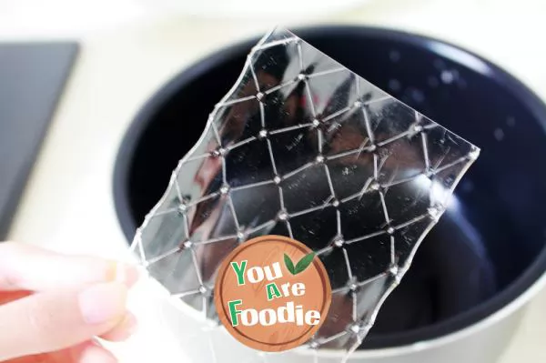 Coconut milk red bean pudding