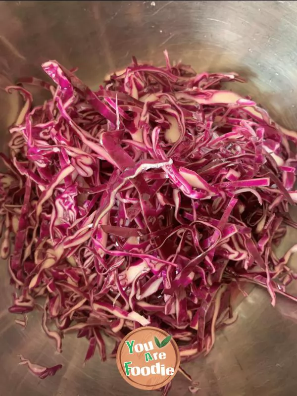 Mixed purple cabbage