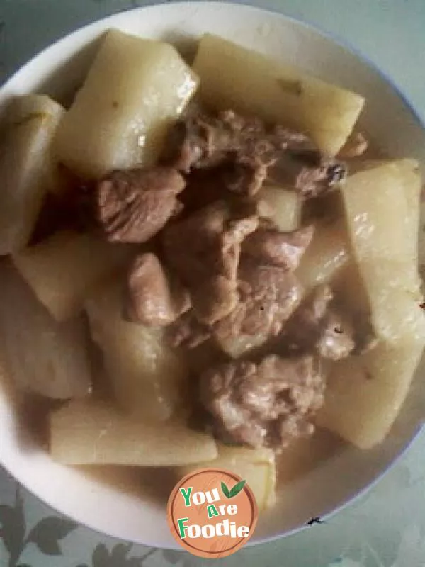 Stewed-yam-with-duck-legs