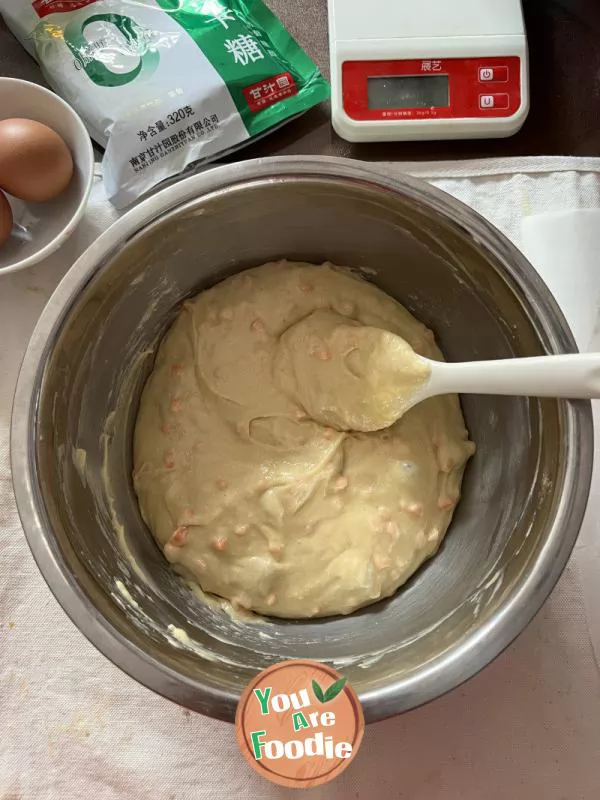 Carrots and walnuts pound cake