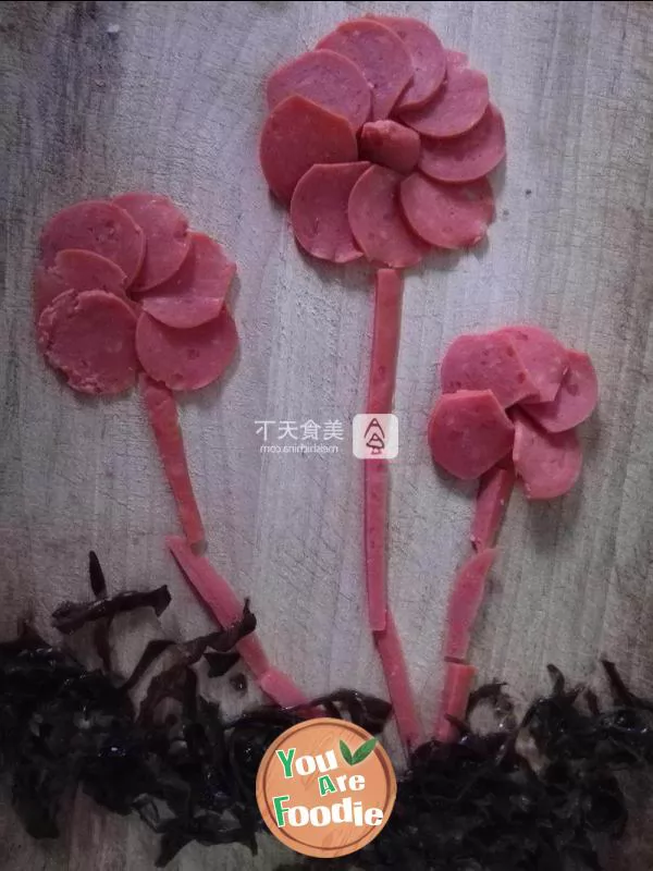 Three branch flower