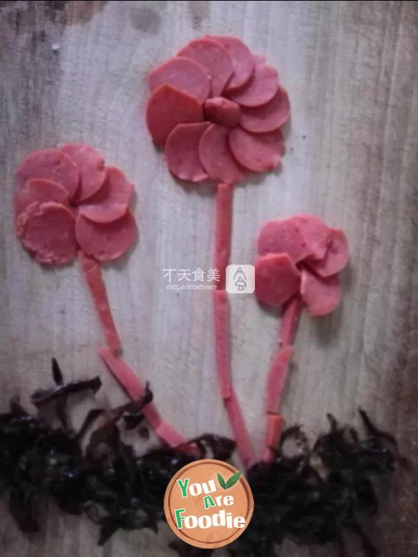 Three branch flower