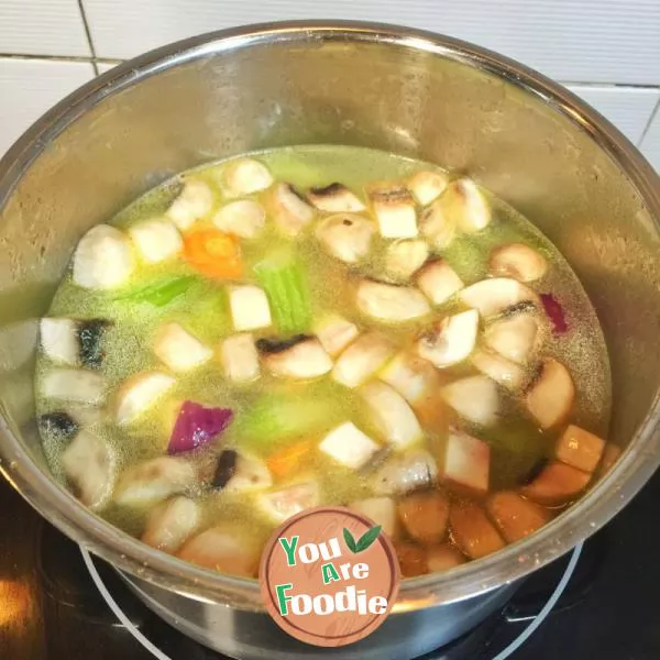 [Guangdong] chicken fresh vegetable cream soup