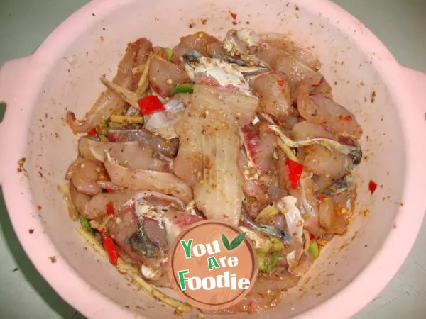 Simple boiled fish fillet