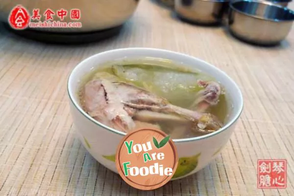 [simple cooking, delicious life] - white gourd duck soup -- a new tool for low-carbon life