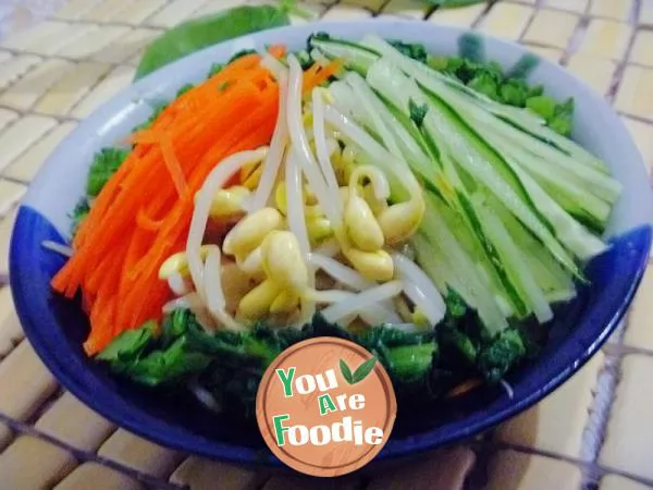 [fried noodles with jam, pattern making] fried noodles with diced meat and nuts