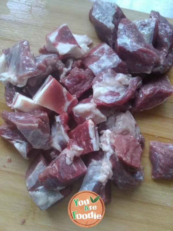 Stewed carrot with beef