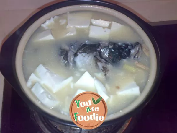 Give it to Dad ~ fish head tofu in casserole