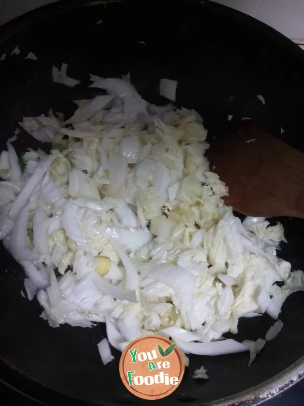 Stewed tofu with cabbage