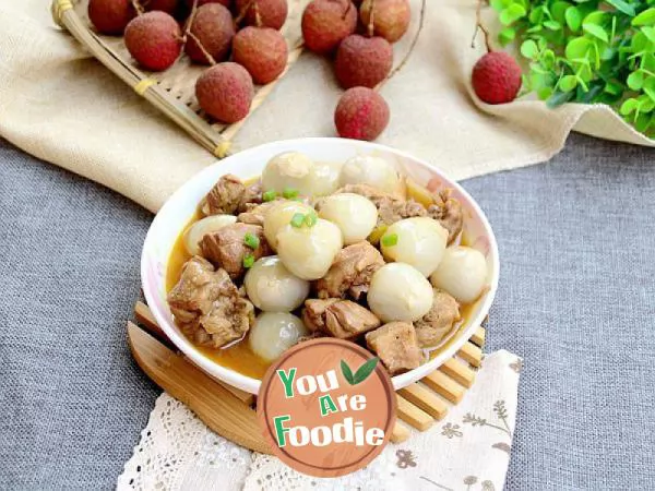 Braised-duck-with-litchi