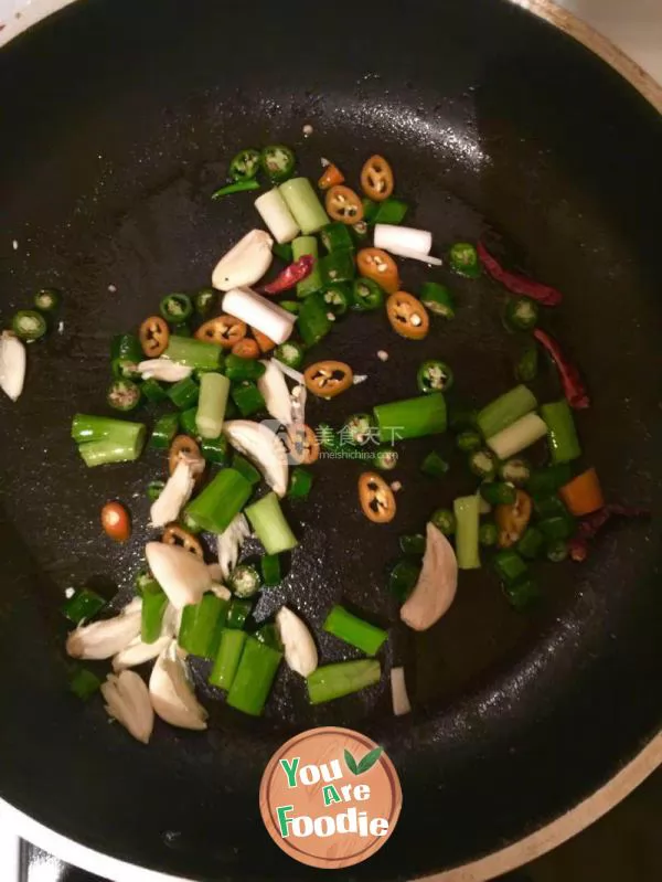 Preserved pork cauliflower