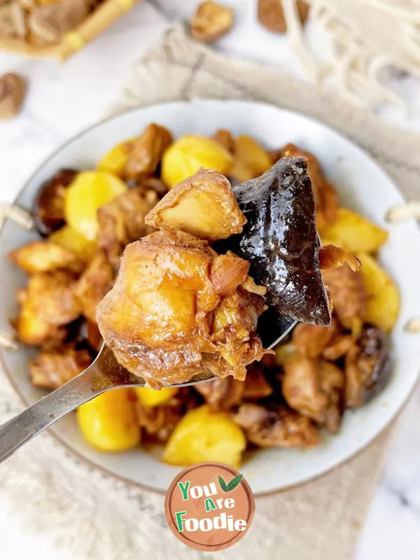 ? Soft glutinous and delicious ✅ Stewed chicken with mushrooms and potatoes ‼️ Delicious food