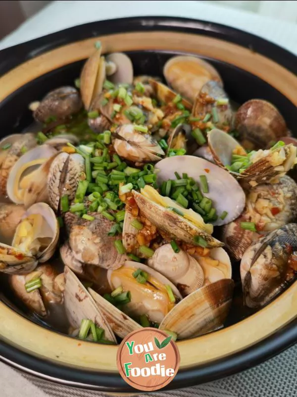 Stewed clam with iron stick yam powder