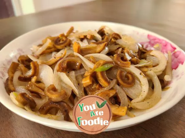 Stir fried Shredded Squid with Onion