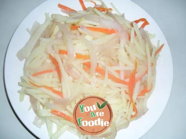sweet & sour Shredded potato