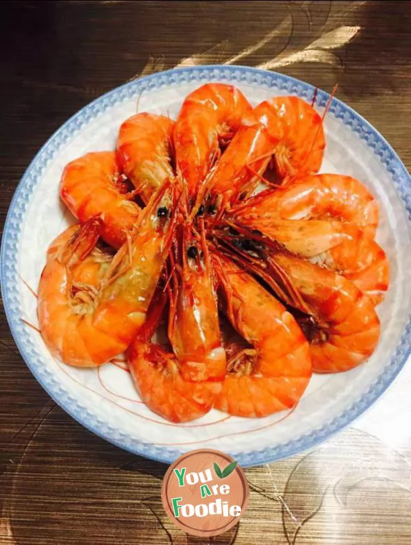 Braised Black Tiger Shrimp