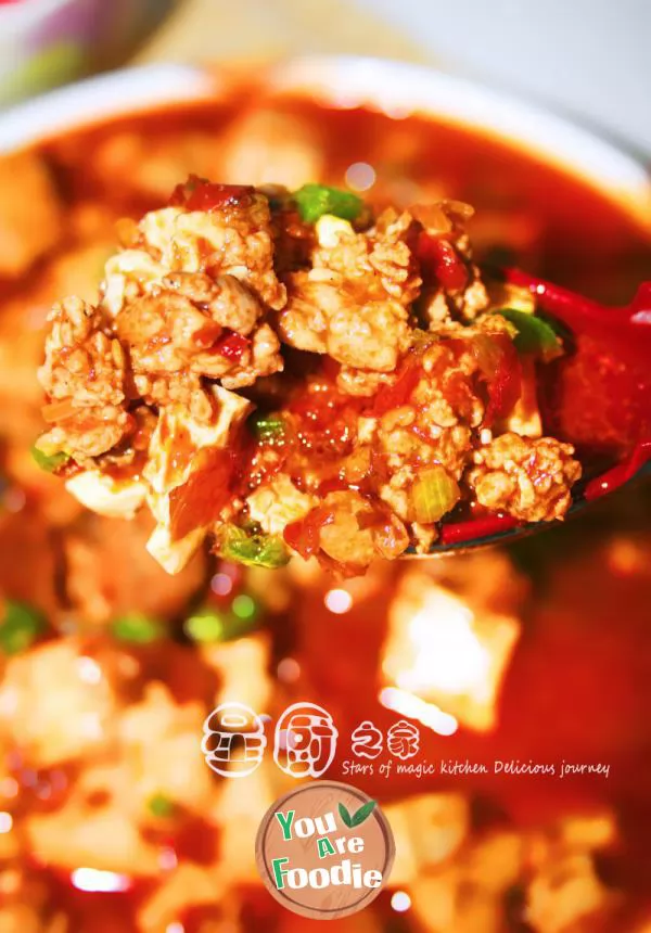 [three steps, 10 minutes to finish a plate of delicious] Sichuan Mapo Tofu