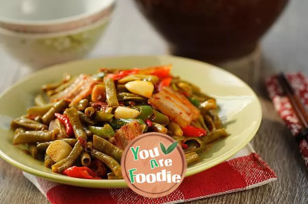 Double-cooked-pork-with-sour-beans