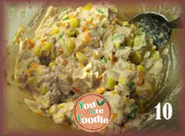 English tuna and corn salad