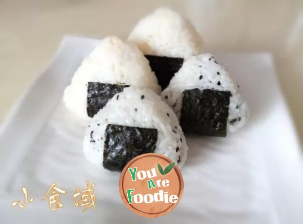 Handmade Japanese rice balls