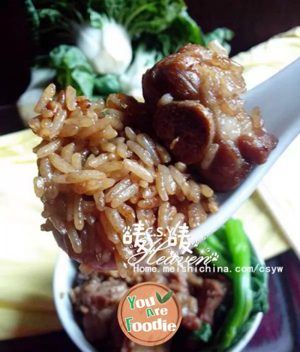 [warm winter] braised rice with ribs