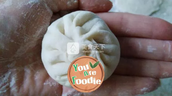 Shrimp meat bun