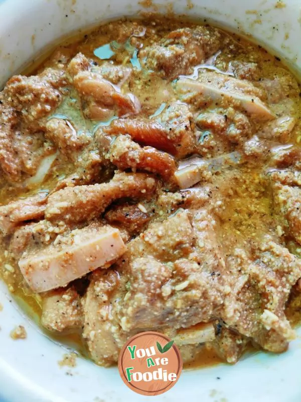 steamed pork with rice flour