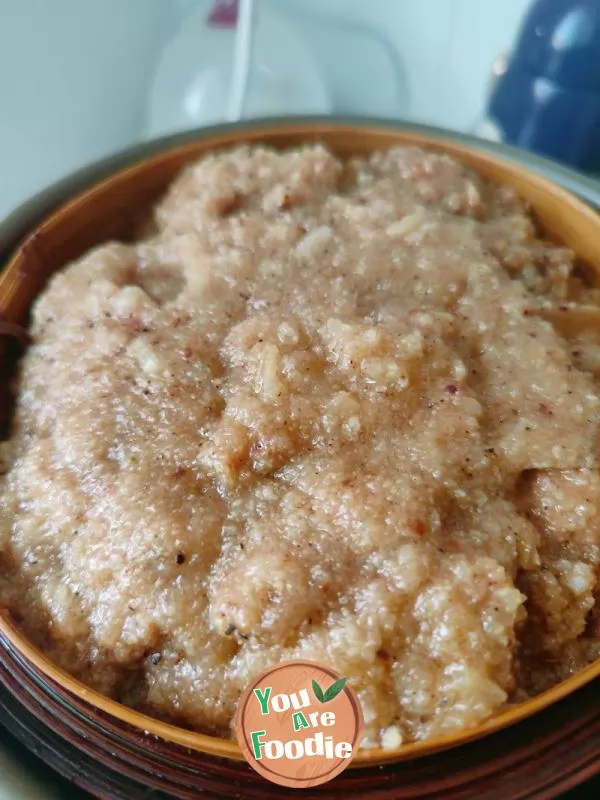 steamed pork with rice flour