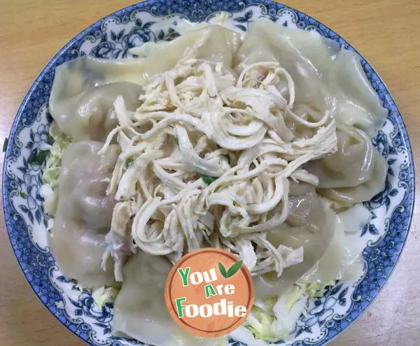 [birds and animals] wonton mixed with shredded pork