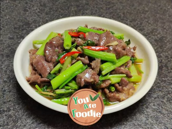 Stir fried beef