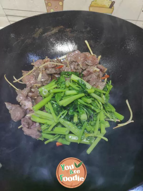 Stir fried beef