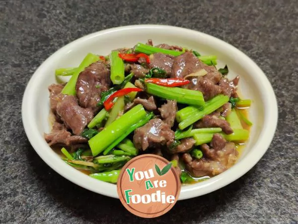 Stir fried beef