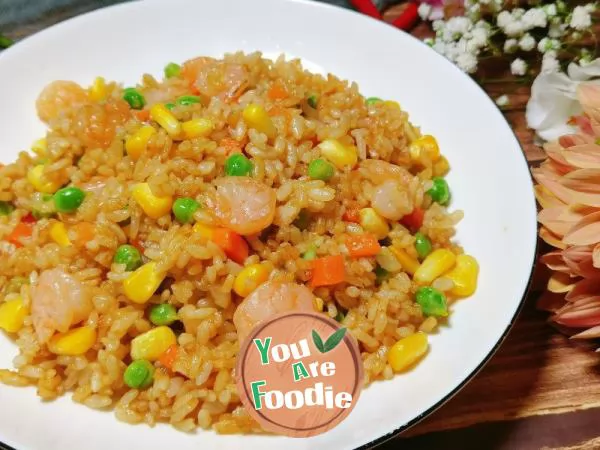 Stir-Fried Rice with Shrimp